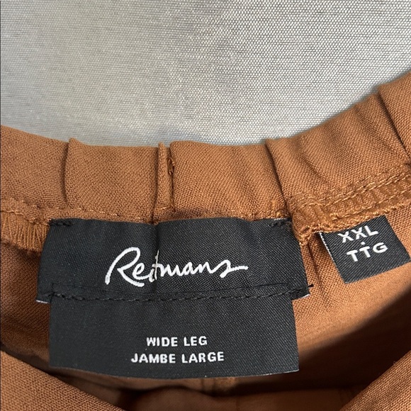 Reitmans Brown Wide-Leg Women's Pants - Picture 6 of 6